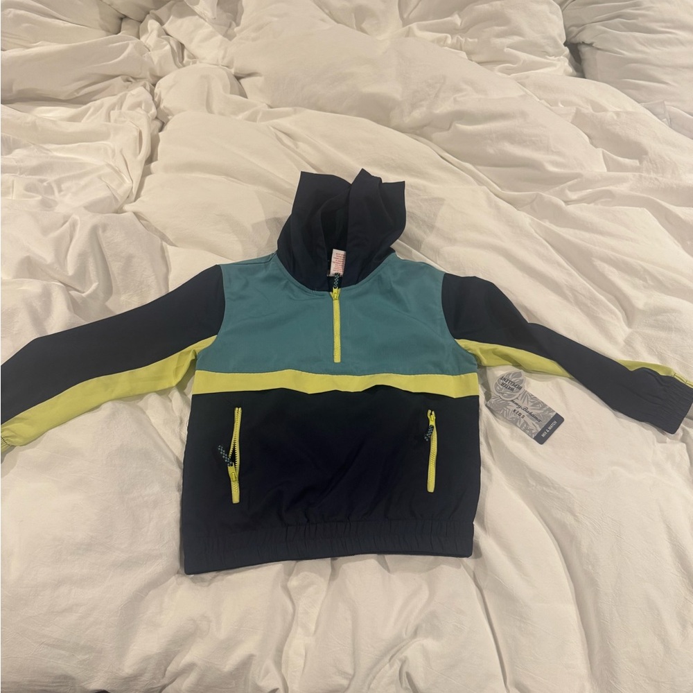 Tommy Bahama Kids Water Repellant Colorblock Pullover Jacket Size 5/6